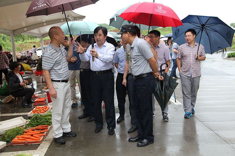 省供銷社主任邵峰考察浙農實業(yè)浦江項目